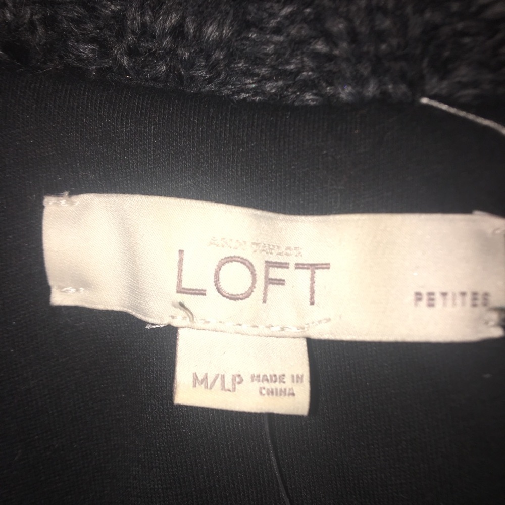 Ann Taylor Loft Faux Fur Vest Size M/LP P - Picture 6 of 8